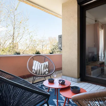 Climatise Canal Du Midi - - Parking Prive - 10 Min Jardin Des Plantes Апартаменты Тулуза