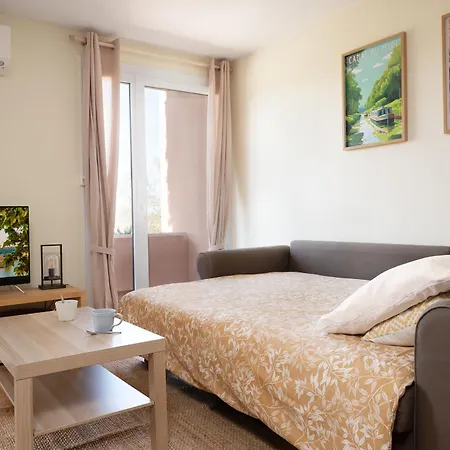 Apartament Climatise Canal Du Midi - - Parking Prive - 10 Min Jardin Des Plantes *